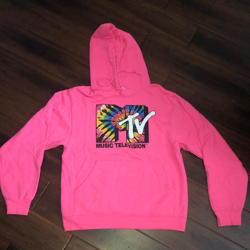 MTV pink size small hoodie